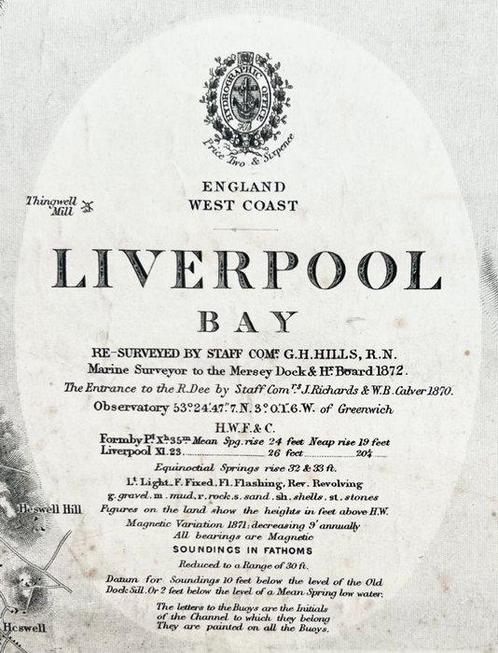 Royaume-Uni - Angleterre - Liverpool; Admiralty, Boeken, Atlassen en Landkaarten