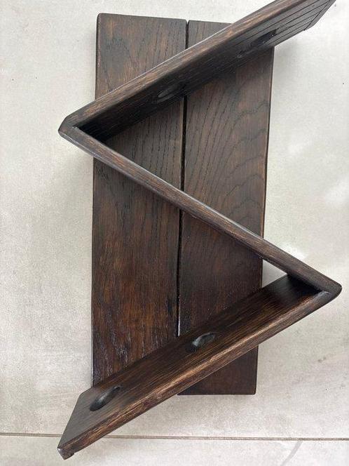 Murphy S. Designs - Jed. Create - Wijnrek - Eik - Handmade, Antiek en Kunst, Curiosa en Brocante