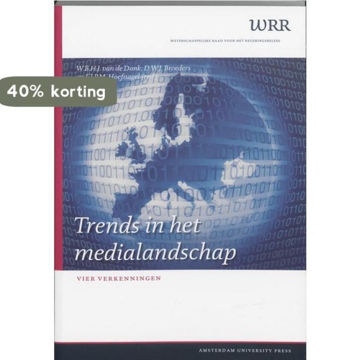 Trends in het medialandschap / WRR Verkenningen / 7, Boeken, Politiek en Maatschappij, Gelezen, Verzenden