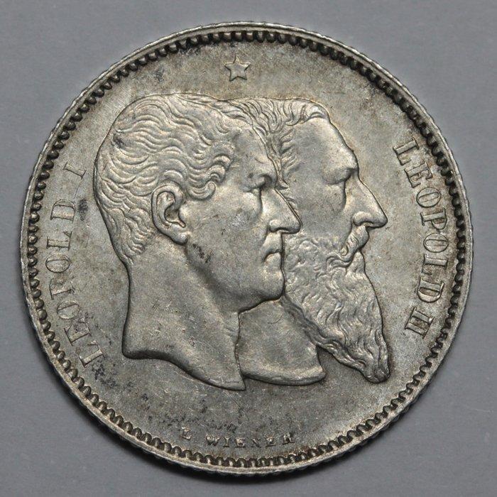 België. Leopold II. 1 Franc 1880 (Zonder minimumprijs), Postzegels en Munten, Munten | Nederland