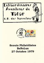 België 1979 - 4 x Totor / Kuifje Herdenkingskaart, Boeken, Nieuw