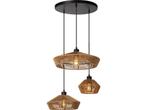 Lucide YUNKAI - Hanglamp - Ø 60 cm - 3xE27 - Hoogte, Maison & Meubles, Verzenden