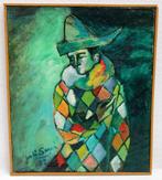 Jordi Sarrà i Rabascall (1935-1990) - El arlequín solitario, Antiek en Kunst