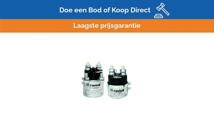 Bieden: Ravioli T106A 28V 80A electric contactor, Watersport en Boten, Bootonderdelen, Ophalen of Verzenden