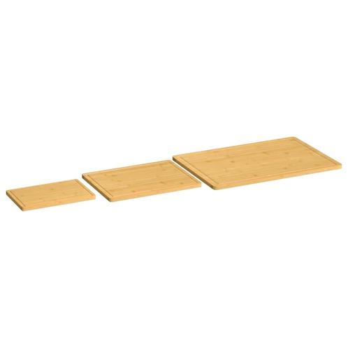 vidaXL Ensemble de planche à découper 3 pcs bambou, Maison & Meubles, Cuisine | Ustensiles de cuisine, Neuf, Envoi