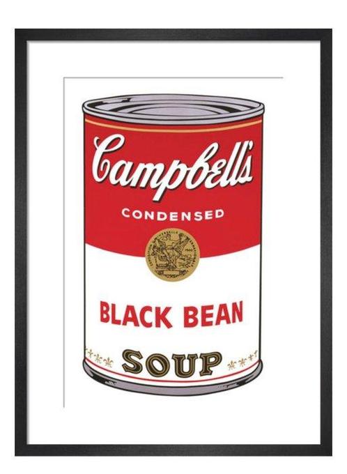 Andy Warhol - “Campbells Soup I, 1968 (black bean)”., Antiek en Kunst, Kunst | Designobjecten