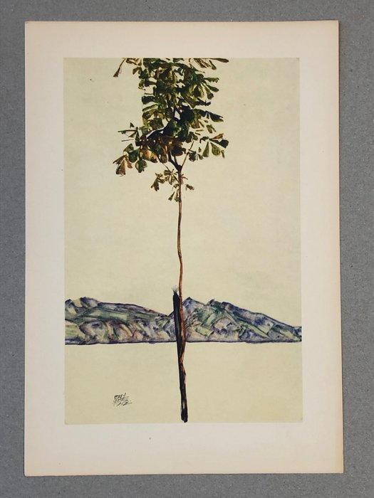 Egon Schiele (1890-1918), (after) - Kastanienbaum am, Antiek en Kunst, Antiek | Overige Antiek