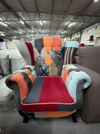 Fauteuil - Velours, Ciniglia, Damassé de coton, Antiek en Kunst