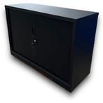 Roldeurkast mat zwart (80x120x45) - Incl. Slot En Legplank!, Huis en Inrichting, Kasten | Roldeurkasten en Archiefkasten, 100 tot 150 cm