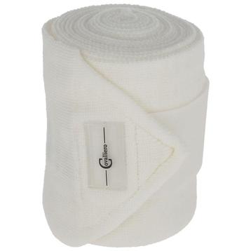 Transport- en stalbandage, wit, 4-delige set - kerbl