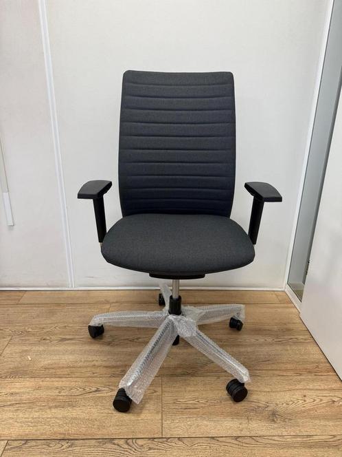 100x Nieuwe Markant Stripe Bureaustoelen - Grijze Stof, Huis en Inrichting, Bureaustoelen, Bureaustoel, Grijs, Nieuw, Ergonomisch