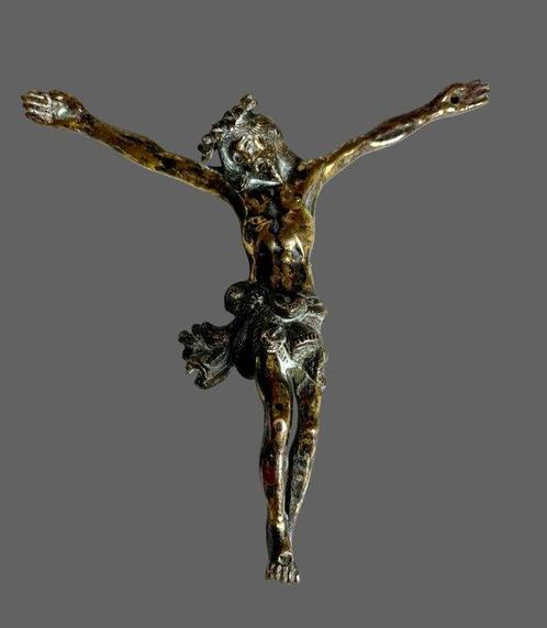 sculptuur, Corpus Christi, finales siglo XVIII - 10.5 cm -, Antiek en Kunst, Kunst | Niet-Westerse kunst