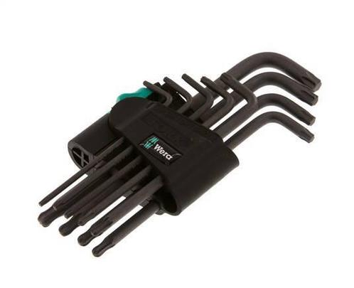 Wera 9 pièces TORX TX8 à TX40 Jeu de clés Allen longues avec, Doe-het-zelf en Bouw, Gereedschap | Handgereedschap, Verzenden