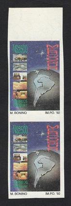 Uruguay 1992 - Mecosur 2.500p ongeperforeerd paar - Yvert, Postzegels en Munten, Gestempeld