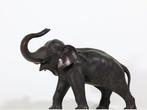 Grande sculpture animalière en bronze massif – Éléphant, Antiek en Kunst