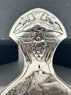 No reserve-Stevige antieke zilveren Theeduim met oud, Antiek en Kunst