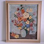 W.Gregouir (XX) - Bloemen in vaas, Antiek en Kunst