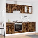 vidaXL Keukenkastenset Lyon 8 pcs Gerookt eiken 240 x 46 x, Huis en Inrichting, Verzenden, Nieuw