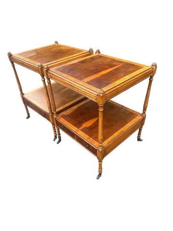 Table dappoint - Bois, Glacis - Deux tables dappoint