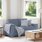 vidaXL Loveseat Sofa Blauw 120 cm Corduroy Stof, Verzenden, Nieuw