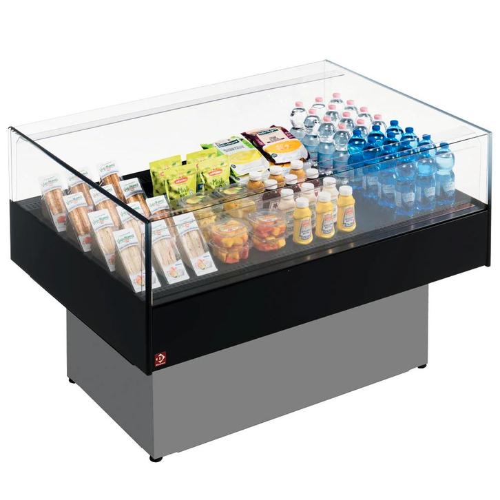 Koeleiland | Zwart/Grijs | +2°C/+6°C | Geforceerd | Intern, Zakelijke goederen, Horeca | Keukenapparatuur, Nieuw in verpakking