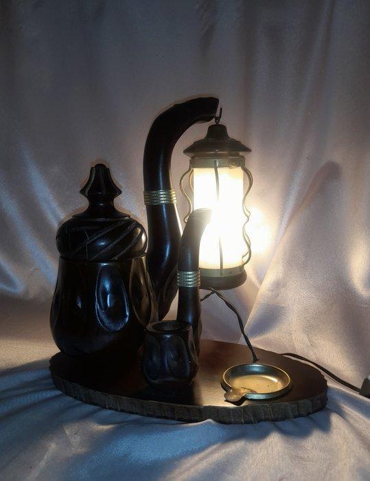 Aldo Tura - Tabakspot - Hout - multifunctioneel, Antiek en Kunst, Curiosa en Brocante