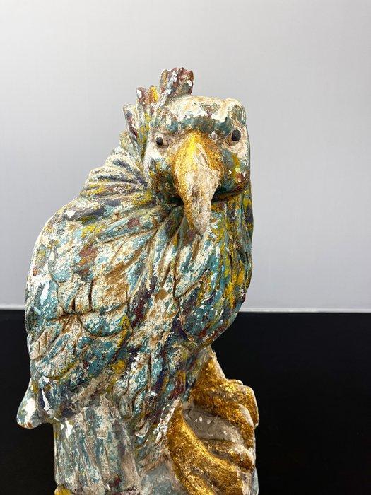 Asiatische standbeelden in houtsnijwerk - Hout - China - 20e, Antiek en Kunst, Antiek | Overige Antiek