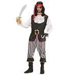 Piratenpak Zwart Wit Heren, Verzenden, Nieuw