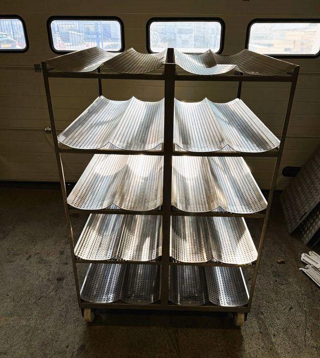 Transportwagen met geperforeerde platen, Zakelijke goederen, Horeca | Keukenapparatuur