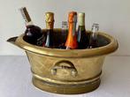 Grote Antieke messing Wijn & Champagne koeler , goed voor, Antiek en Kunst