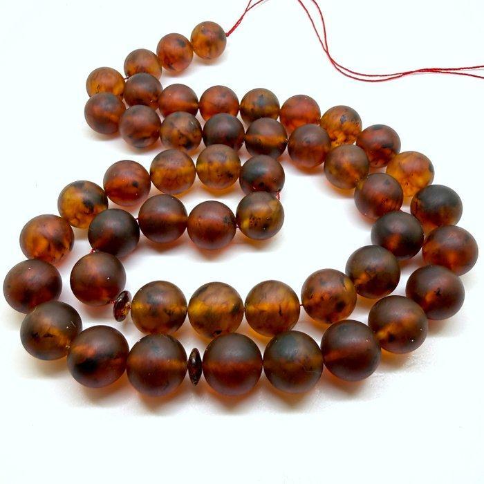 Tesbih gebedskralen Baltic Amber kralen ø16mm in cognac, Antiek en Kunst, Curiosa en Brocante
