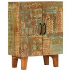 vidaXL Dressoir handgesneden 55x30x75 cm massief gerecycled, Huis en Inrichting, Verzenden, Nieuw