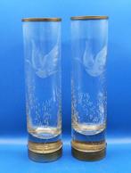 Vaas (2) - Kristal - Paar vazen Art Deco, Antiek en Kunst