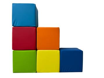 Creatieve foam blokken voor kinderen - 6 delig - Stimulee..., Ophalen of Verzenden, Nieuw