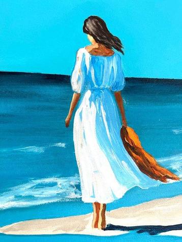 Tetiana Liakhovchuk - « Woman and the sea» XL