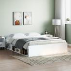 vidaXL Bedframe wit 140x190 cm, Huis en Inrichting, Slaapkamer | Bedden, Verzenden, Nieuw