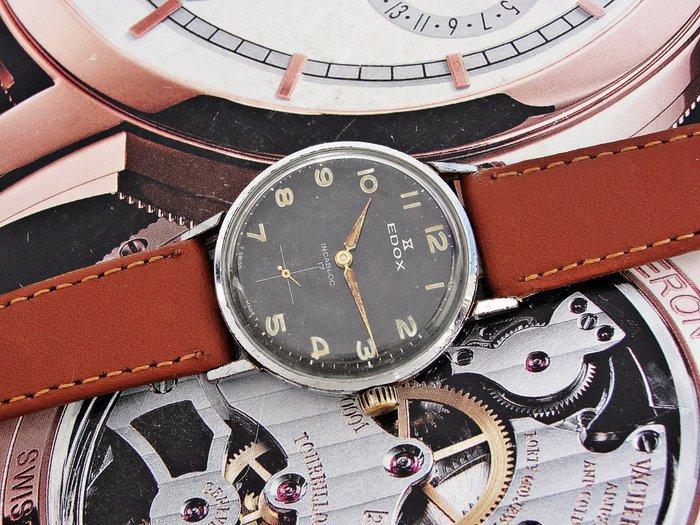 Edox - Unknown - Zonder minimumprijs - Heren - 1950-1959, Bijoux, Sacs & Beauté, Montres | Hommes