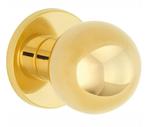 Voordeurknop Kogel 60mm messing PVD