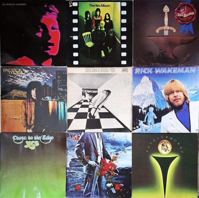 Yes & Related - Collection of nine great progressive rock, Cd's en Dvd's, Vinyl Singles