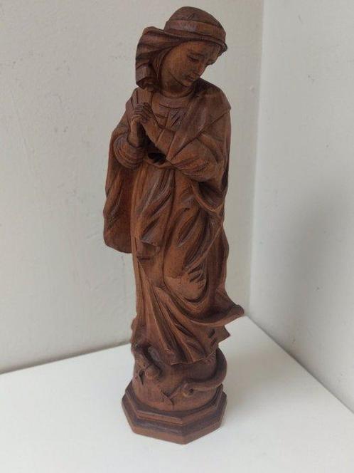 Snijwerk, Madonna Immacolata - betende Mutter Gottes  -, Antiek en Kunst, Antiek | Boeken en Manuscripten