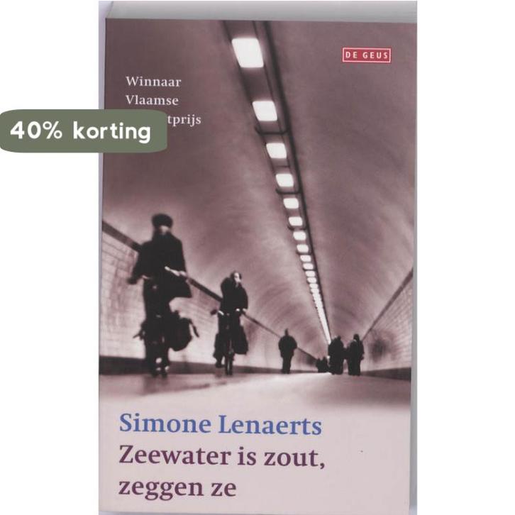 Zeewater is zout, zeggen ze 9789044516814 Simone Lenaerts, Boeken, Romans, Zo goed als nieuw, Verzenden