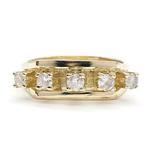 Ring - 18 karaat Geel goud -  0.30 tw. Diamant, Bijoux, Sacs & Beauté