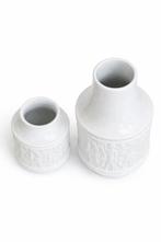 KPM Bavaria - Vaas (2) - Biscuit porselein - Elegante paar, Antiek en Kunst