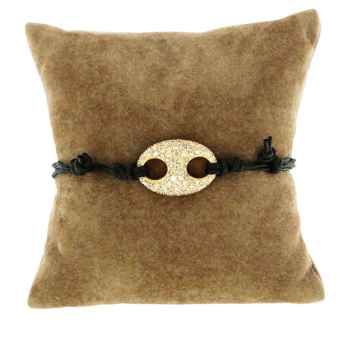Armband - 18 karaat Geel goud - 1.50ct. tw. - Diamant, Handtassen en Accessoires, Armbanden