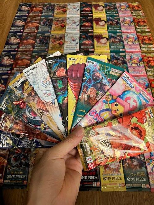 Bandai - 80 Booster pack - 10 different packs 8 sets - ONE, Hobby & Loisirs créatifs, Jeux de cartes à collectionner | Autre