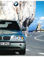2001 BMW 3 SERIE BROCHURE DUITS