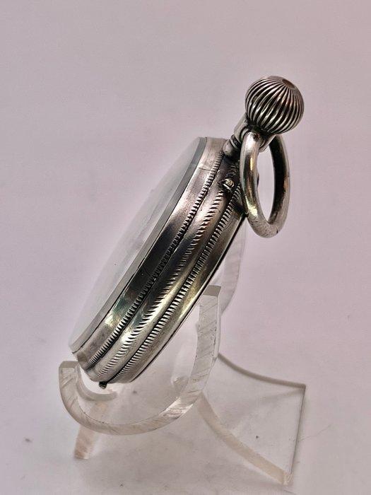 Emile Droz Locle . Grande Cilindro Argento 8 Rubis . 1900 -, Handtassen en Accessoires, Horloges | Heren