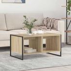 vidaXL Salontafel Sonoma 80 x 50 x 40 cm Bewerkt hout, Huis en Inrichting, Tafels | Salontafels, Verzenden, Nieuw
