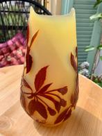 Emile Gallé - Balustervaas - Glas - Vaas Gallé met getrokken