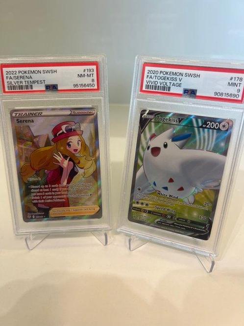 Pokémon - 2 Graded card - PSA 9, Hobby en Vrije tijd, Verzamelkaartspellen | Pokémon